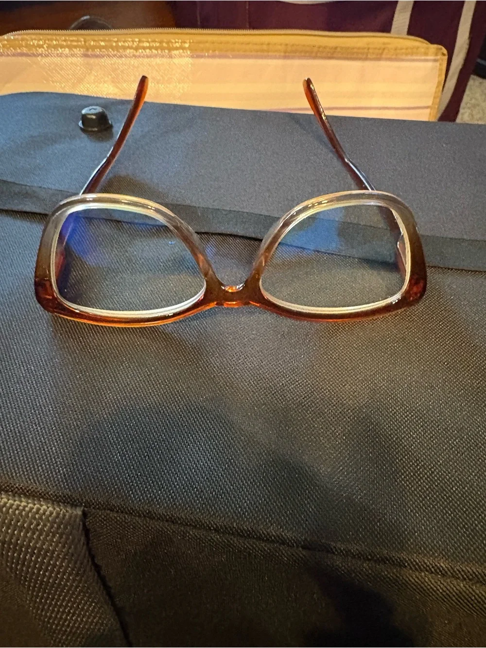 Joy Mangano Tortoiseshell Cat-Eye Readers in Brown &  Cream 2.0 Strength